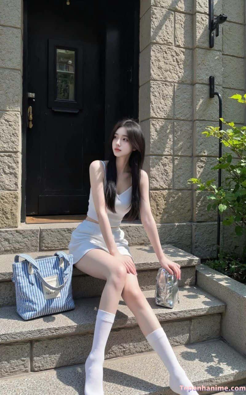 Ảnh nữ sinh áo trắng