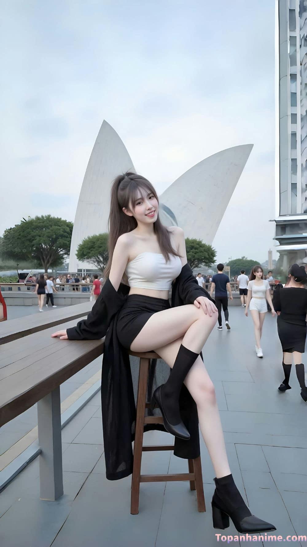 Ảnh nữ sinh bên cửa sổ