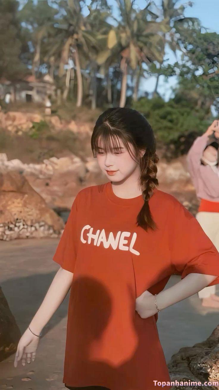 Ảnh nữ sinh nụ cười rạng rỡ