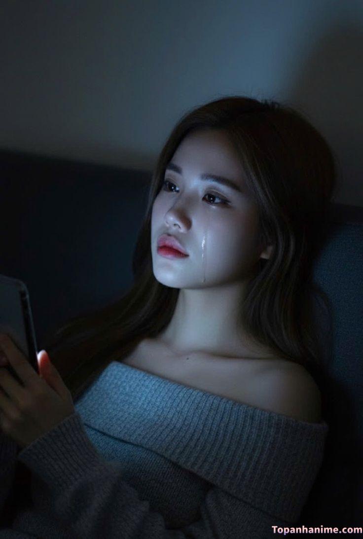 Bộ ảnh con gái khóc