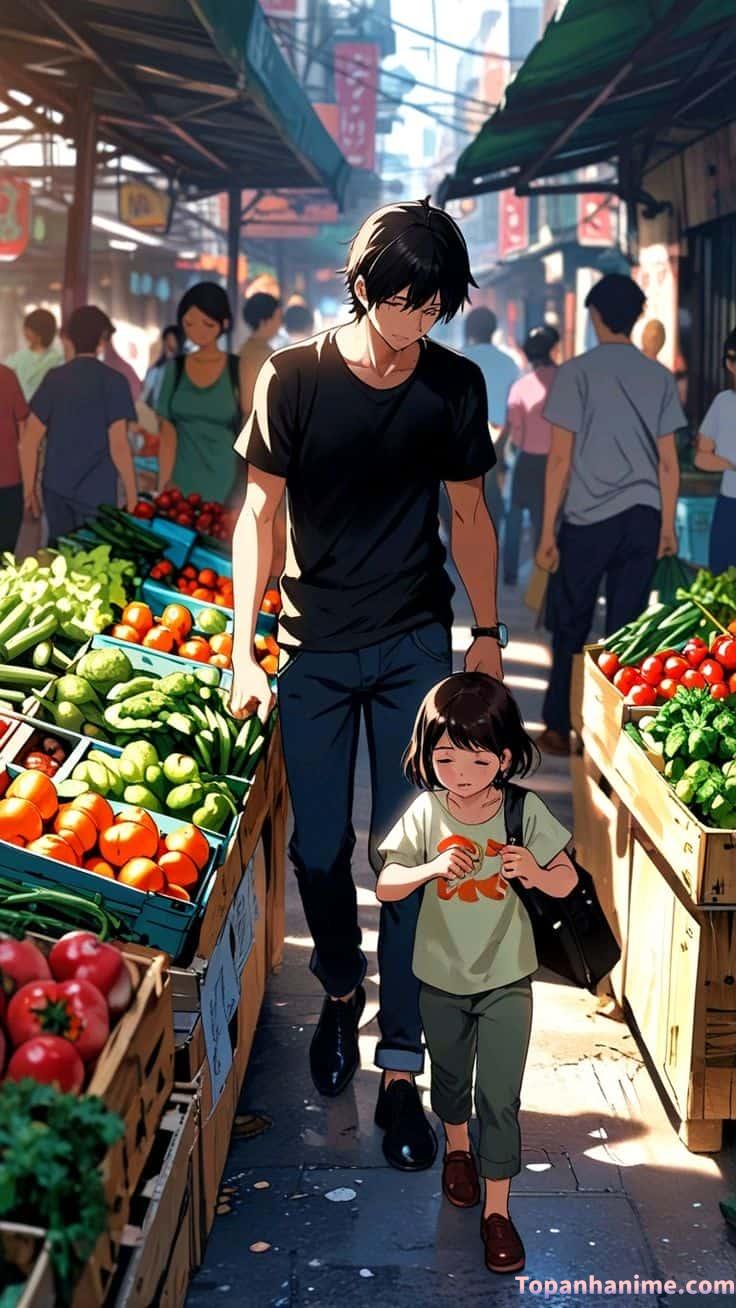 Cha ôm con thật chặt