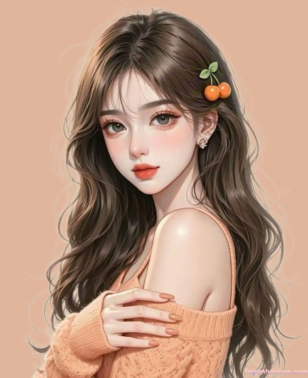 Cô gái hoạt hình cute