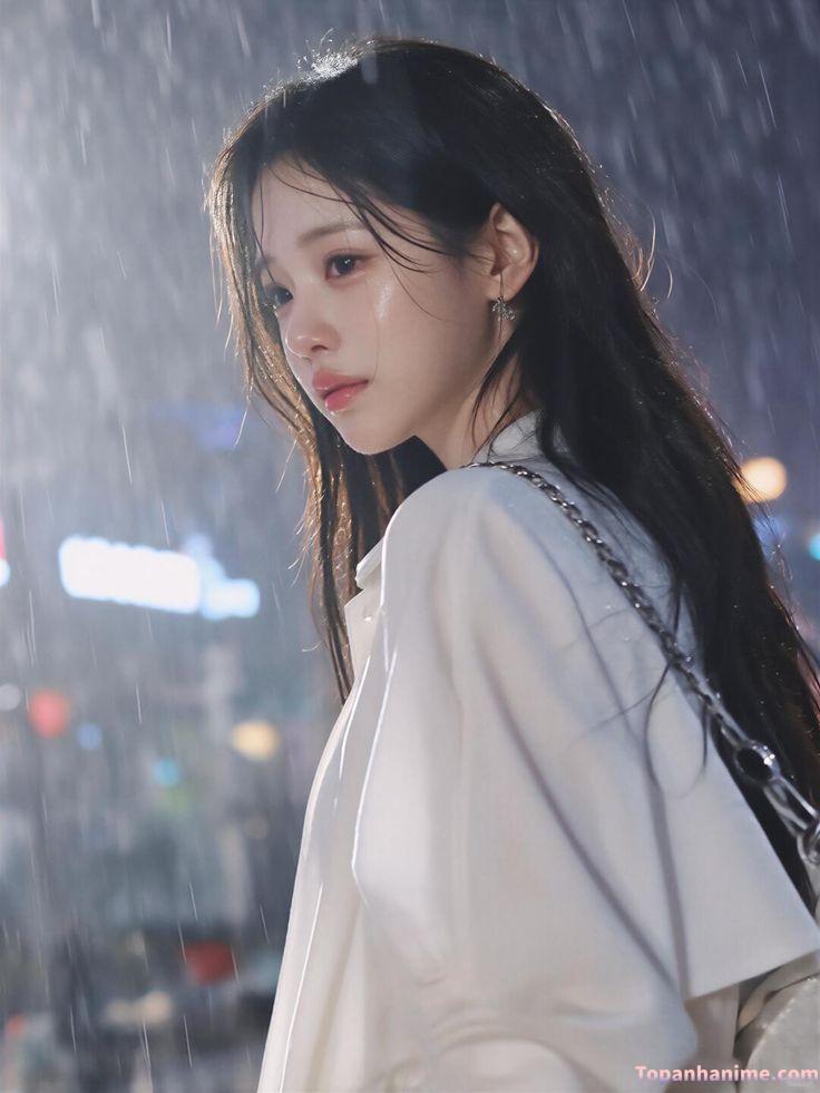 Cô gái khóc lặng thầm