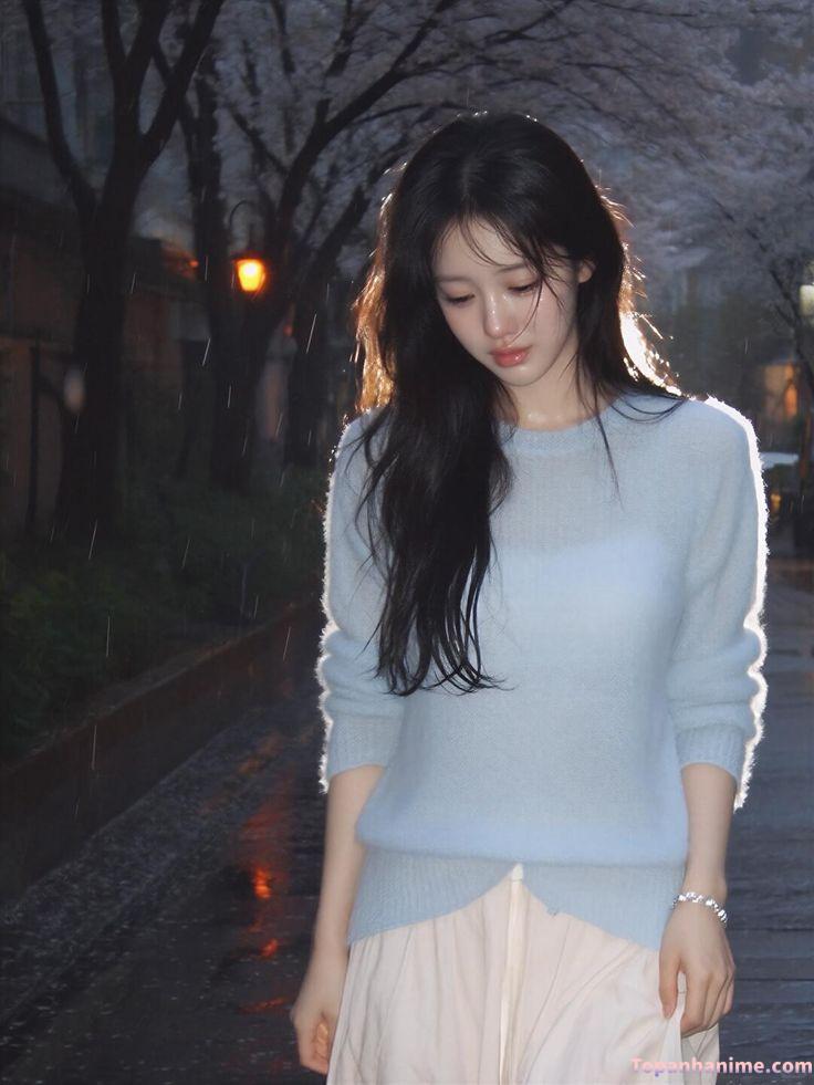 Con gái khóc mắt đỏ