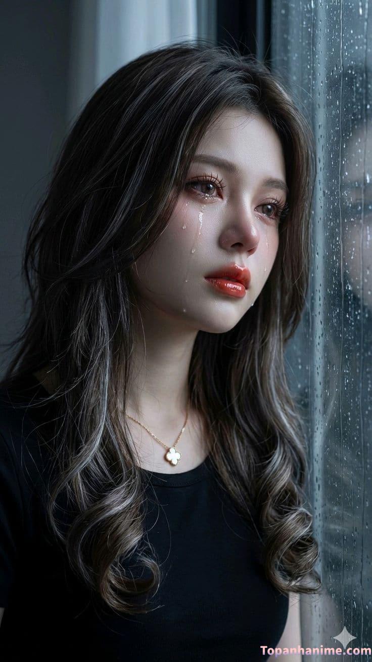 ảnh con gái khóc 5