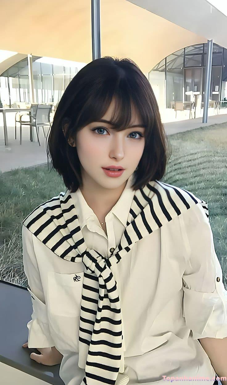 ảnh gái tóc ngang 2k3