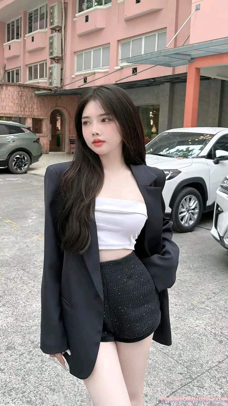 ảnh gái xinh ngầu lạnh