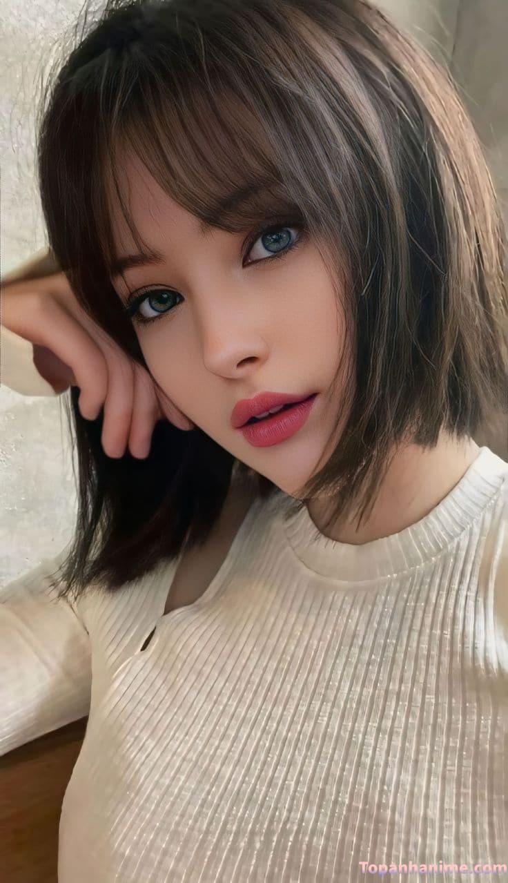 ảnh xinh ngang vai 2k3