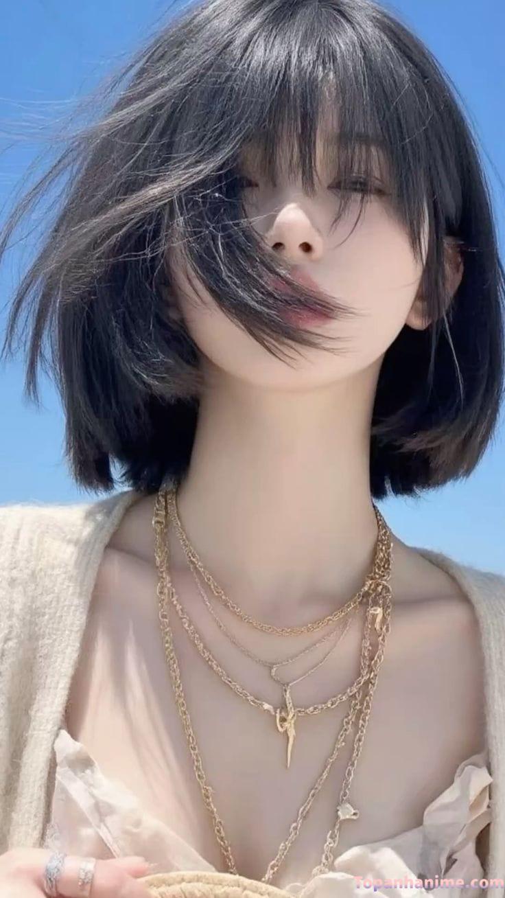 gái xinh ngang vai 2k3