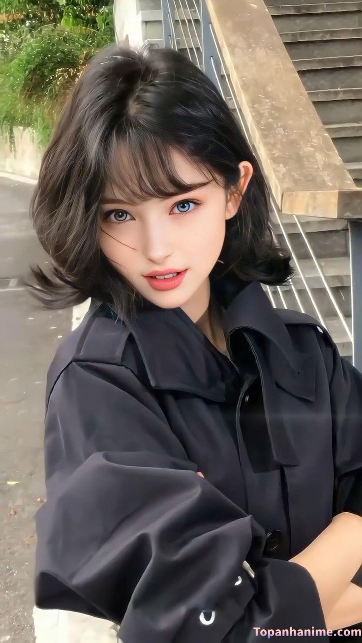 gái xinh tóc ngang 2k3