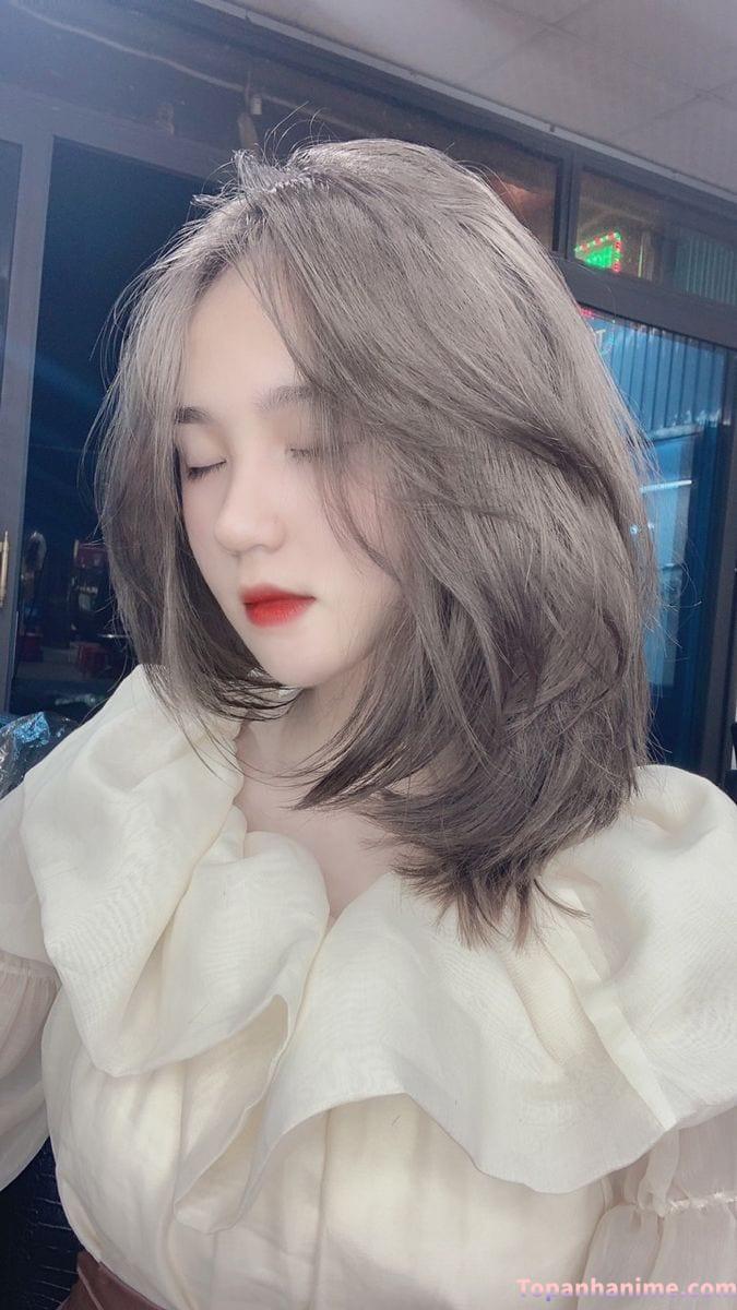 gái xinh tóc ngang đẹp