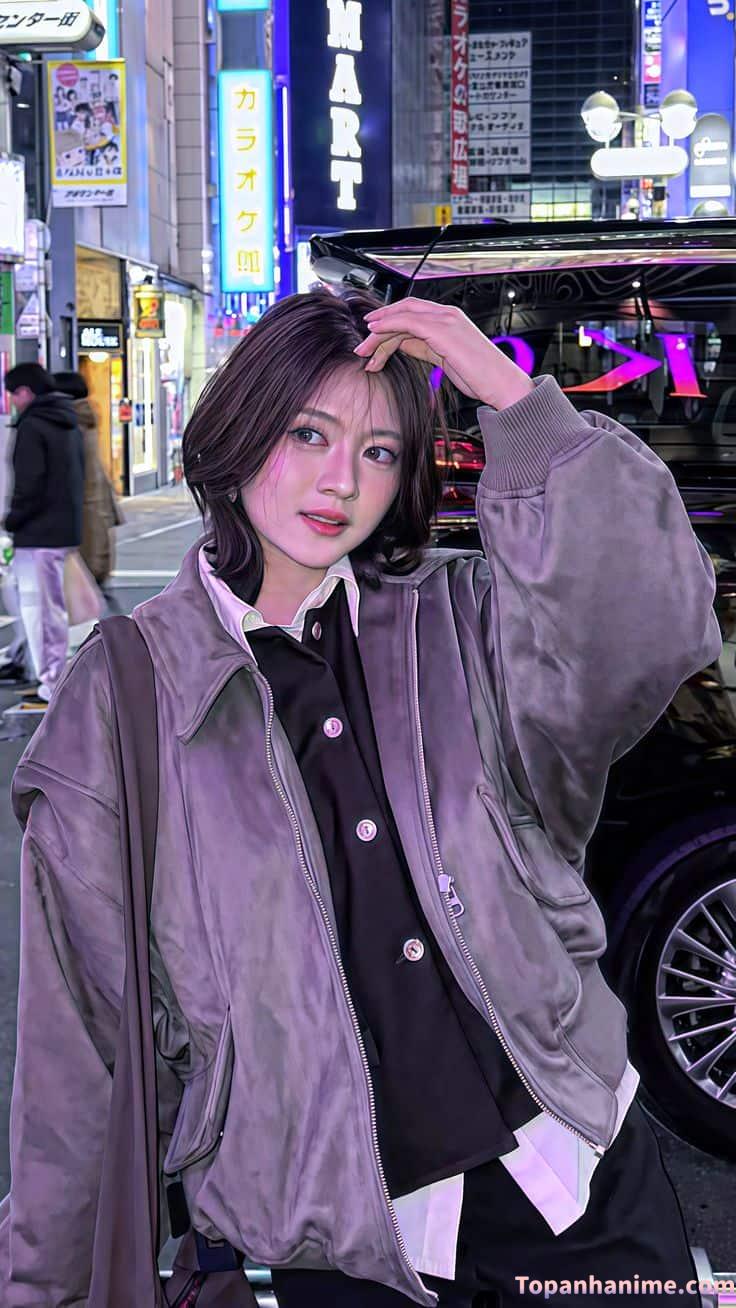 gái xinh tóc ngang thanh