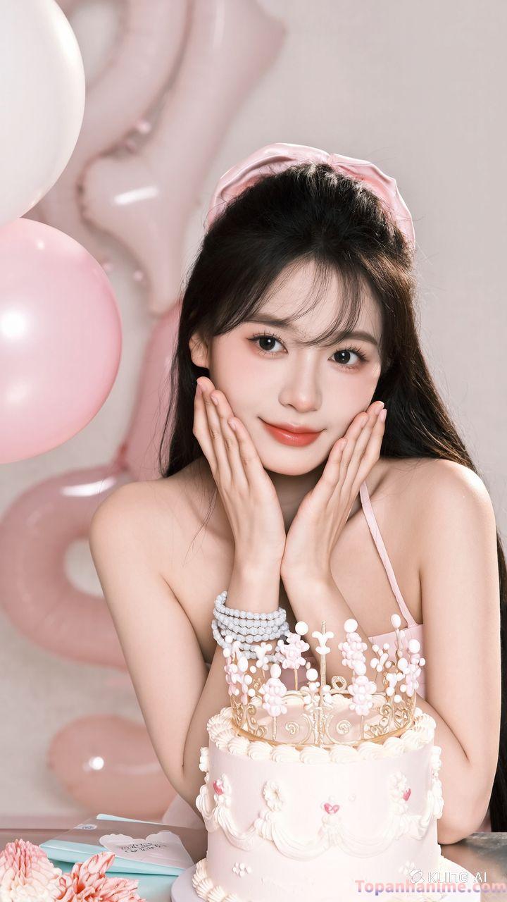 hot girl chúc mừng sinh nhật