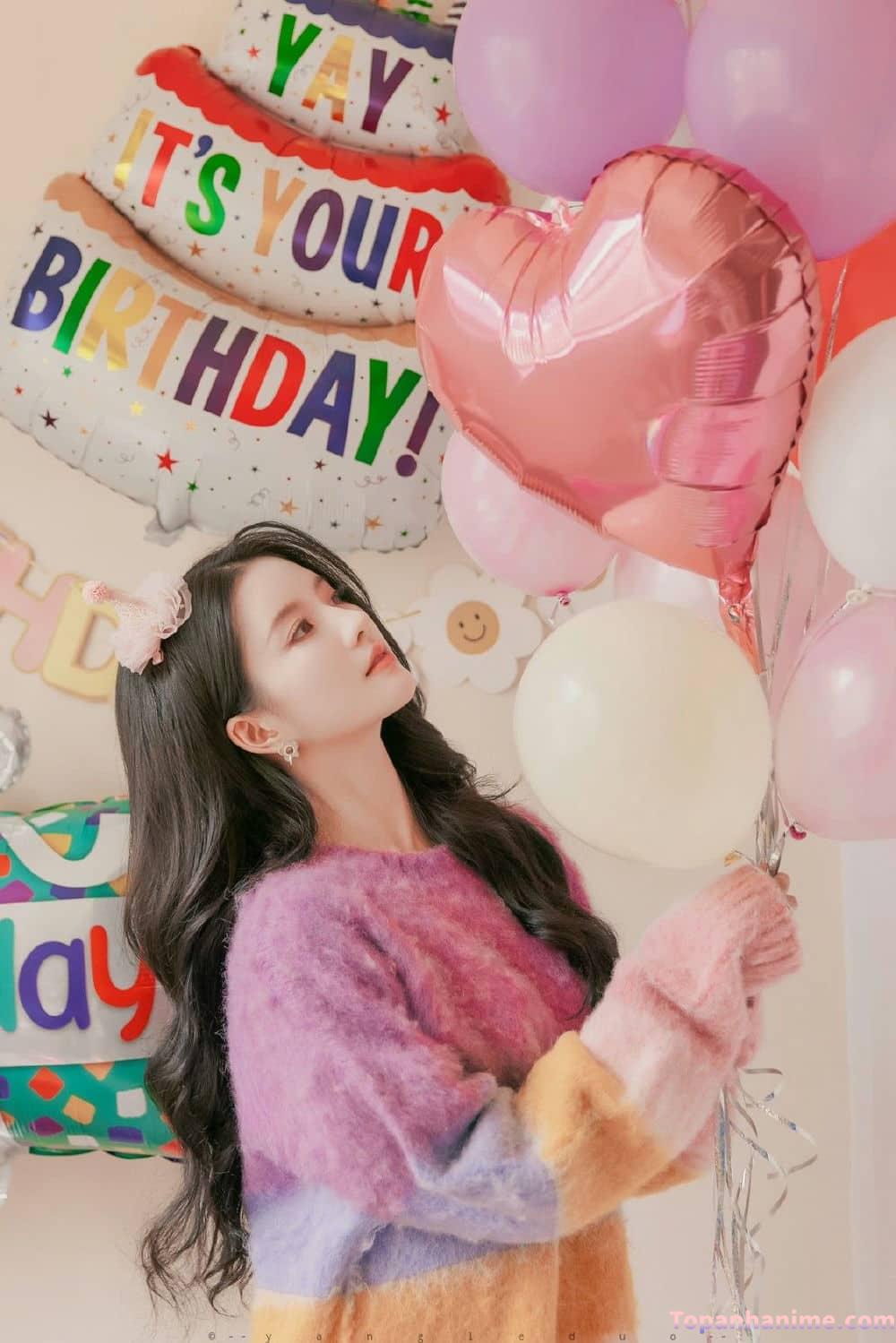 mỹ nhân xinh chúc mừng sinh nhật