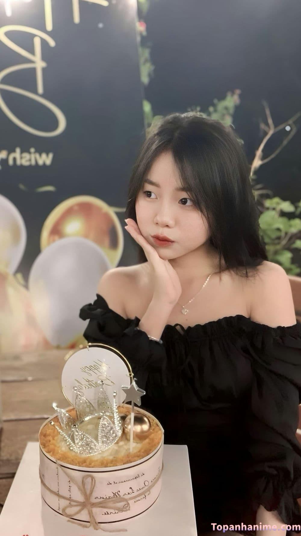 người đẹp xinh chúc mừng sinh nhật