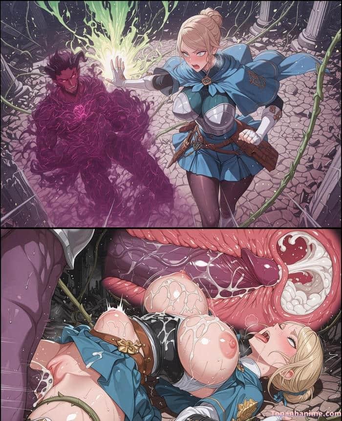 Ảnh black clover hentai Noelle Black Clover ngực khủng khỏa thân quyến rũ 18+