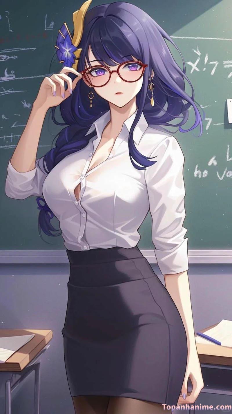 Bộ ảnh anime cô giáo thu hút