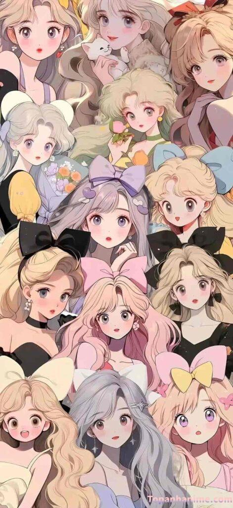 Bộ hình ảnh nhóm anime sắc nét