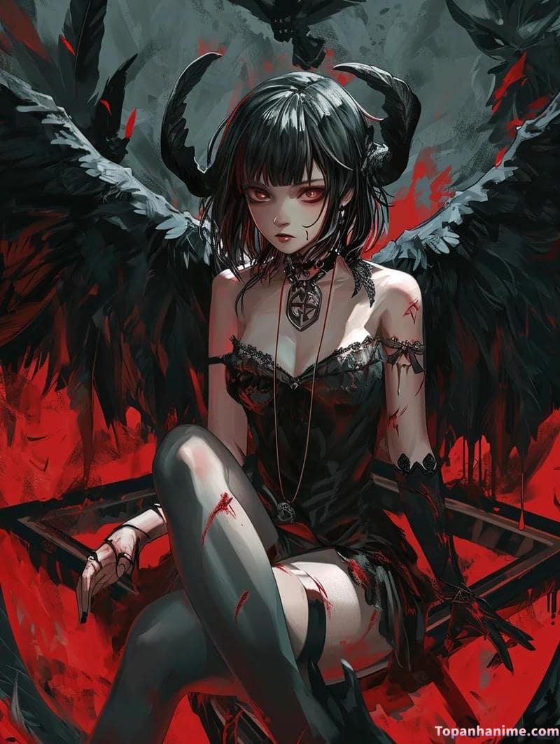 Loạt ảnh anime ác quỷ lạnh lùng cuốn hút