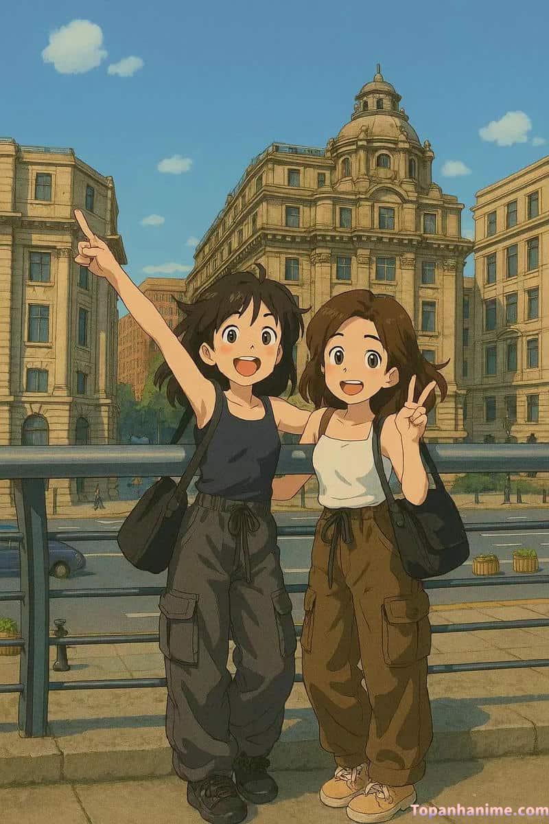 Loạt ảnh đôi bạn thân anime chất lượng nhất