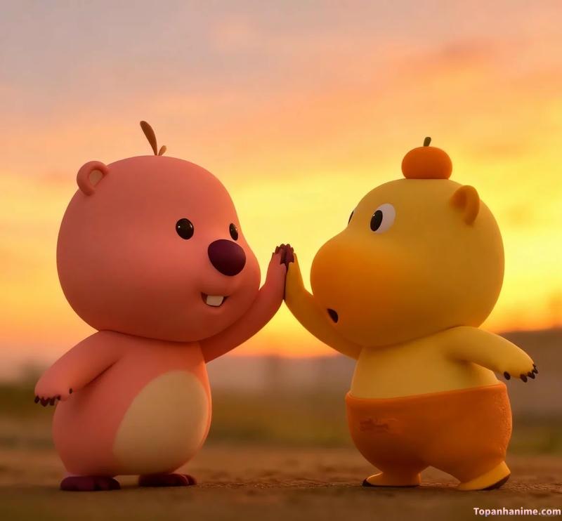 Loạt ảnh đôi bạn thân anime cuốn hút