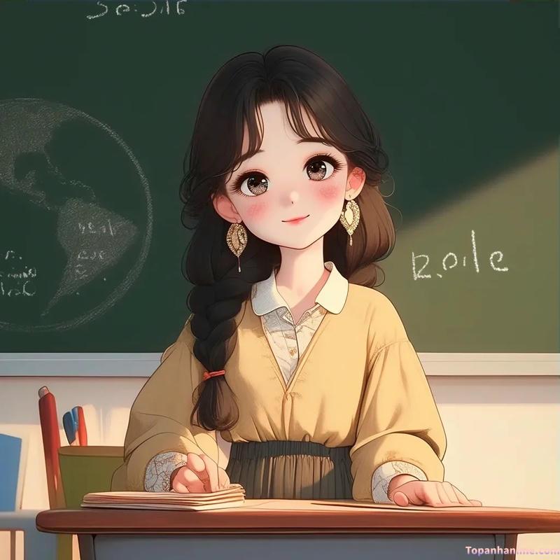 Ngắm ảnh anime cô giáo miễn phí