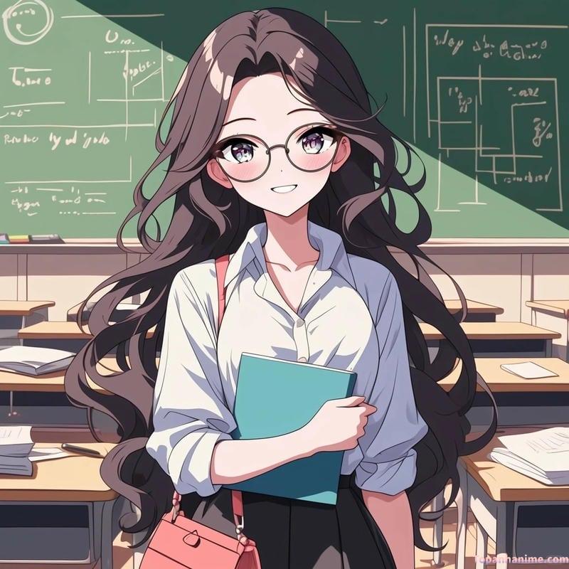 Ngắm ảnh anime cô giáo thu hút
