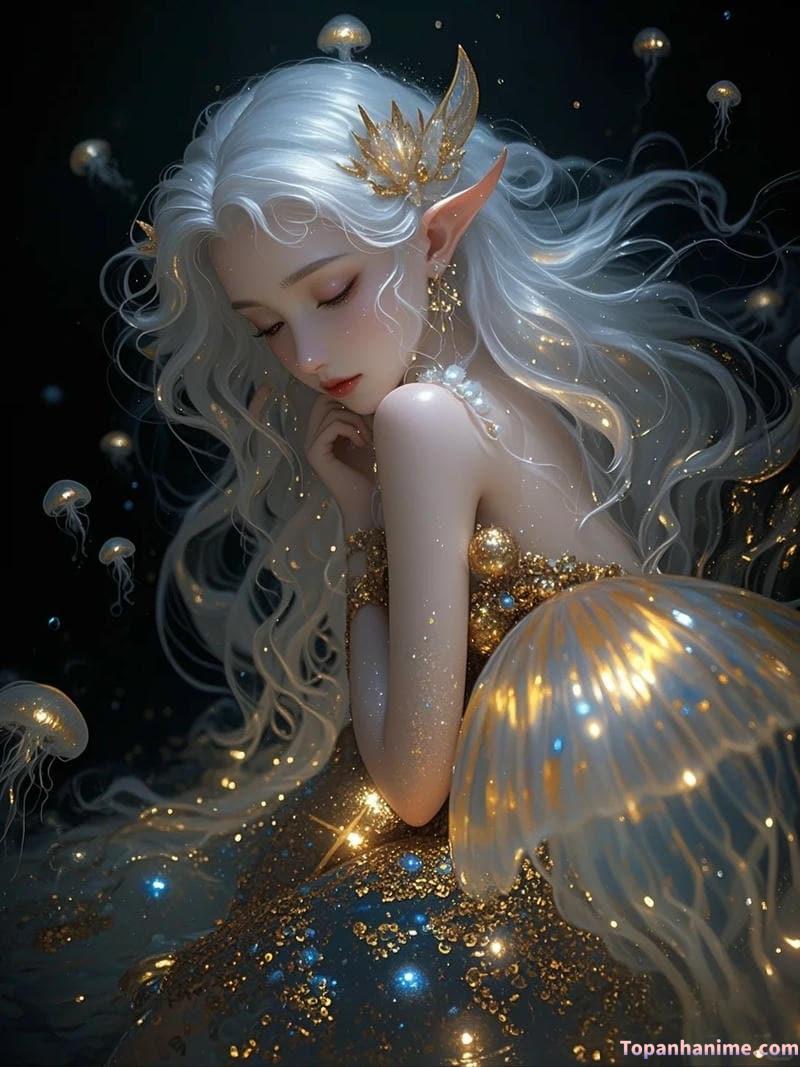 Ngắm ảnh anime công chúa lạnh lùng thu hút