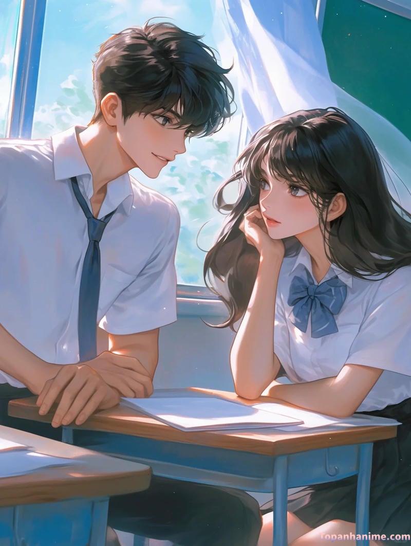 Ngắm ảnh anime học sinh thu hút