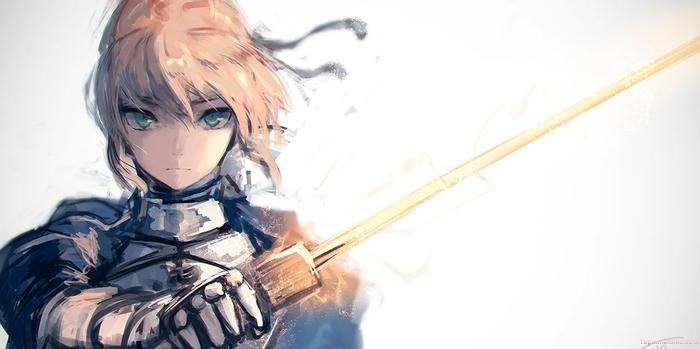 ảnh artoria pendragon nghệ thuật hd