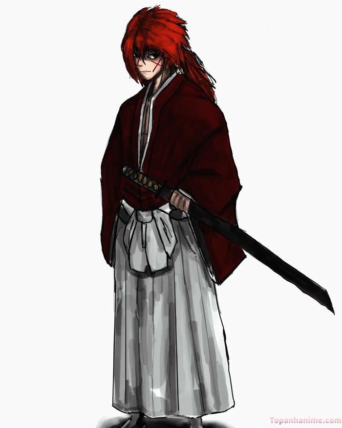 ảnh himura kenshin nghệ thuật nét