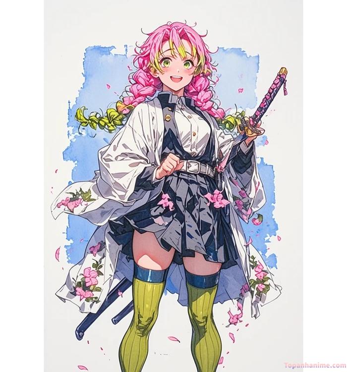 ảnh mitsuri kanroji siêu nét 4k