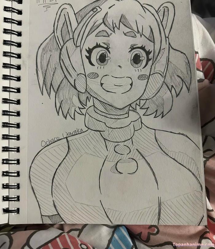 ảnh ochaco uraraka 4k siêu nét