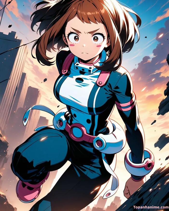 ảnh ochaco uraraka siêu nét 4k