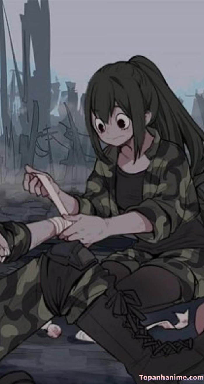 ảnh tsuyu asui 4k siêu nét