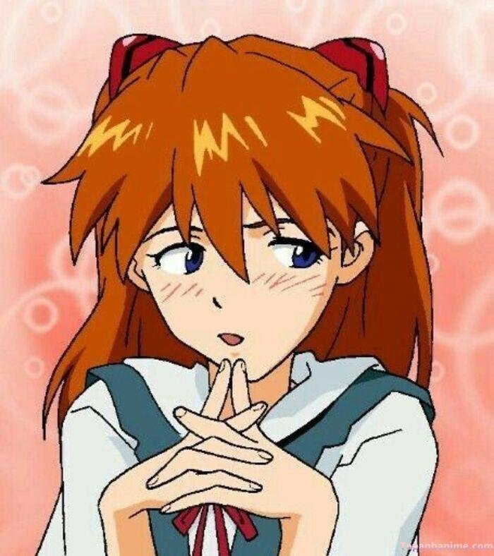 ảnh Asuka Langley Soryu đẹp phong cách anime cute