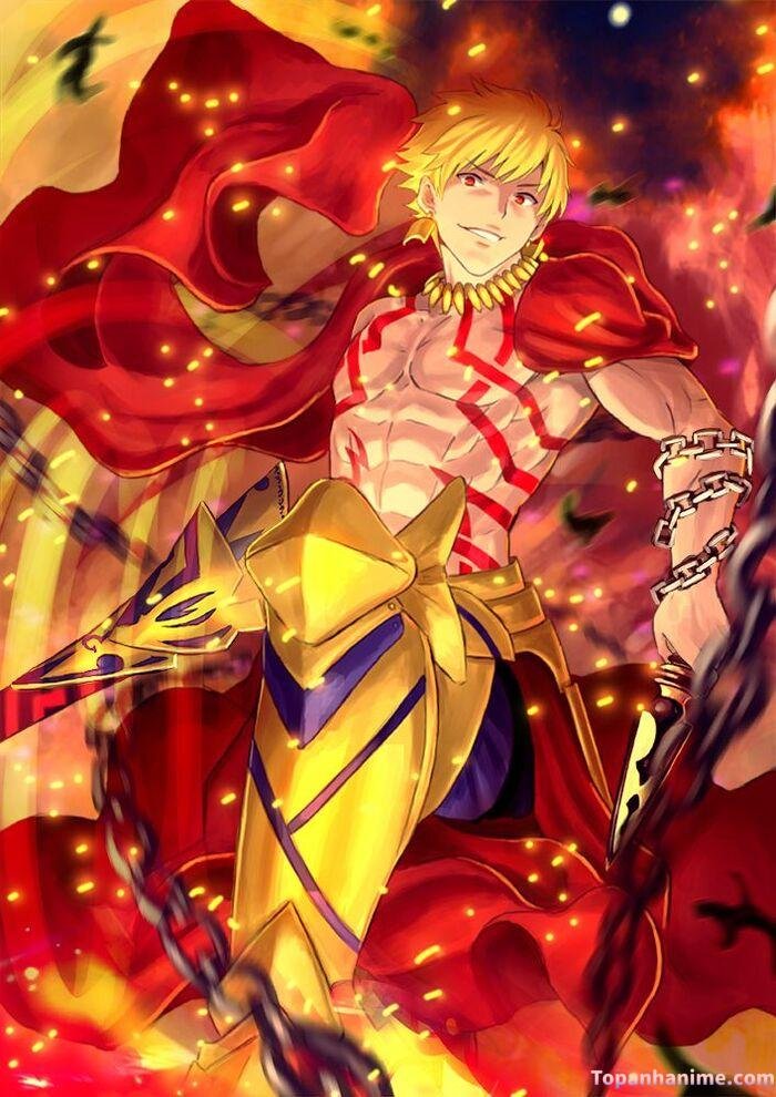 ảnh Gilgamesh đẹp ánh mắt khinh thường