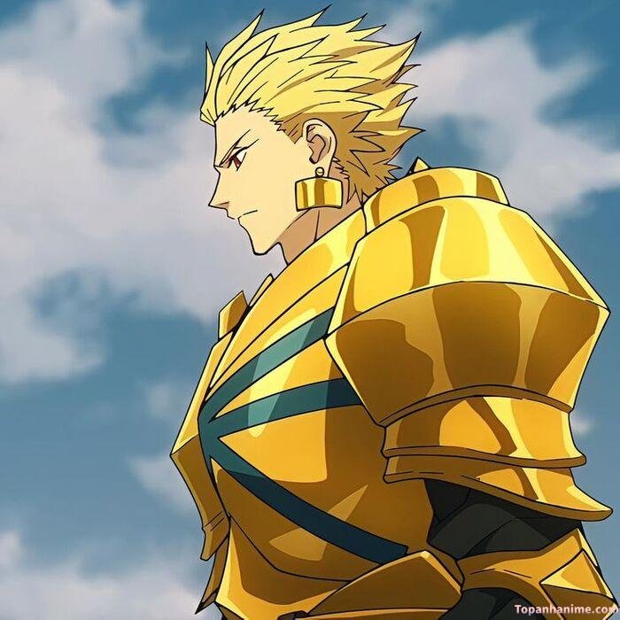 ảnh Gilgamesh đẹp phong cách vàng kim
