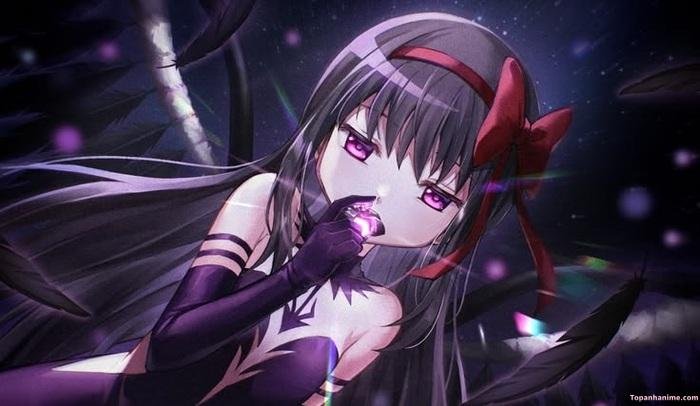 ảnh Hitagi Senjougahara đẹp sắc lạnh