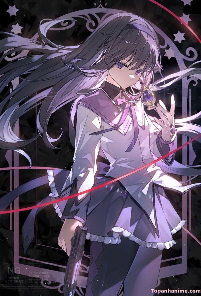 ảnh Hitagi Senjougahara đẹp sắc sảo