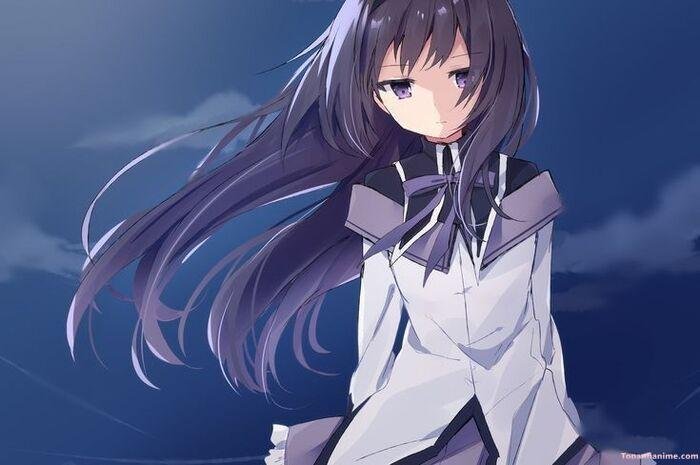 ảnh Hitagi Senjougahara đẹp trầm lặng