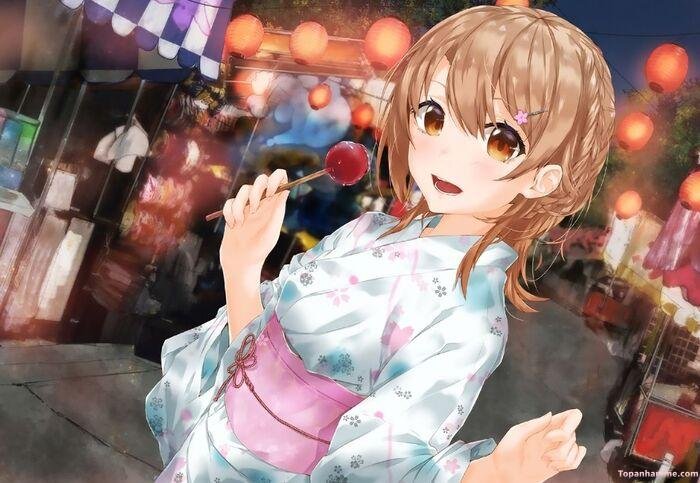 ảnh Iroha Isshiki đẹp tươi sáng