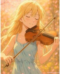 ảnh Kaori Miyazono đẹp mơ màng