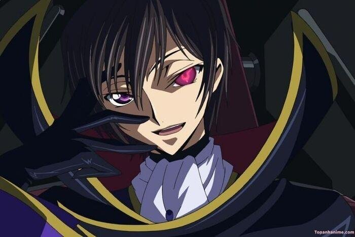 ảnh Lelouch Lamperouge đẹp ánh mắt quyền lực