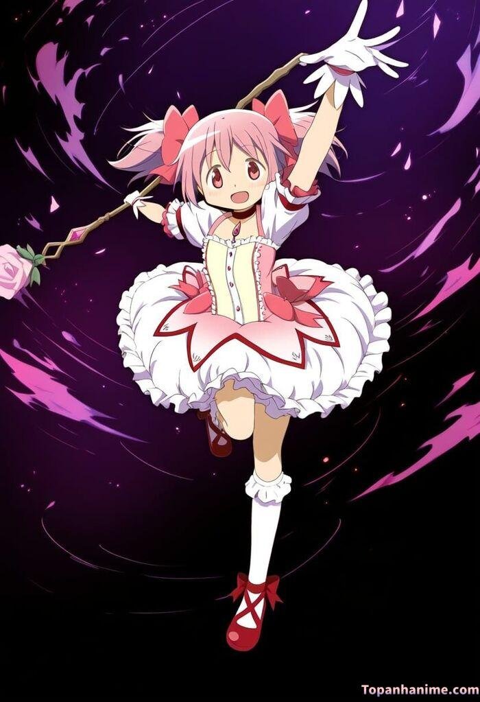 ảnh Madoka Kaname đẹp ánh nhìn ấm áp