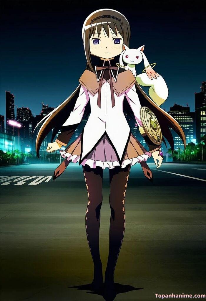 ảnh Madoka Kaname đẹp đáng yêu