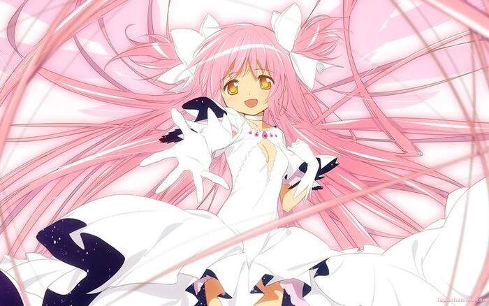 ảnh Madoka Kaname đẹp hiền lành
