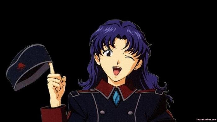 ảnh Misato Katsuragi đẹp ánh mắt cười