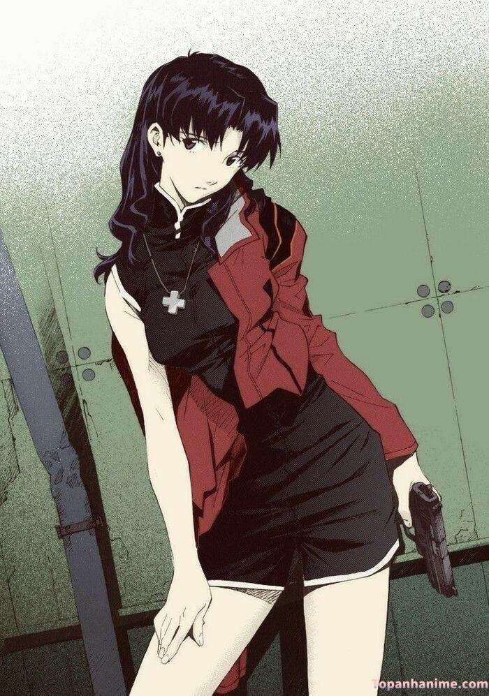 ảnh Misato Katsuragi tóc tím