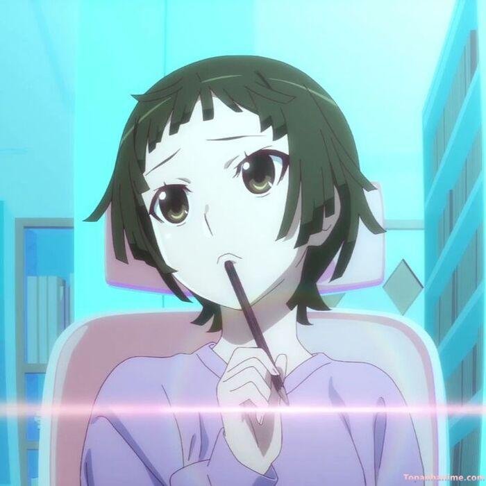 ảnh Nadeko Sengoku đẹp ánh nhìn e thẹn